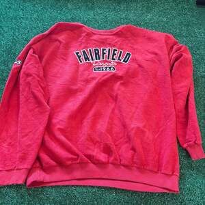 Vintage Ahead Authentics Red Fairfield Resorts C.1966 Sweatshirt Crewneck XL